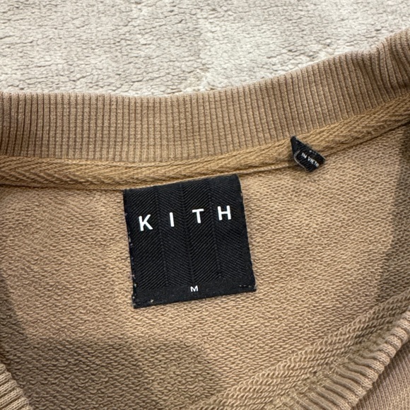 Kith Men's Beige Crewneck Sweater - Picture 3 of 4